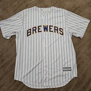 Milwaukee Brewers CoolBase Baseball Jersey